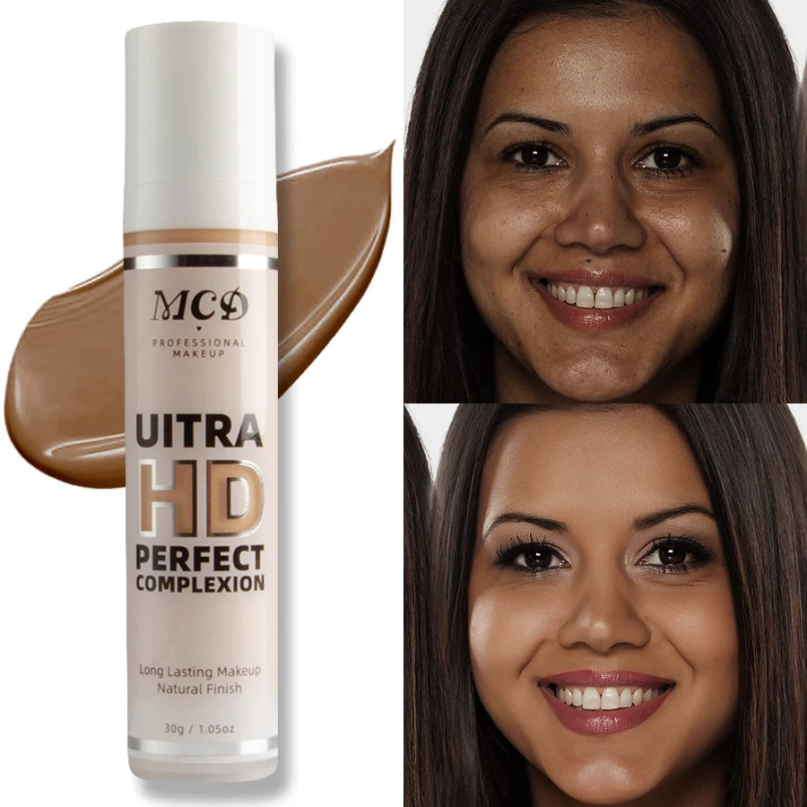9 Shade Full Coverage Concealer Liquid Foundation Makeup High Coverage Base Makeup Cushion Foundation Cream Natural Matte