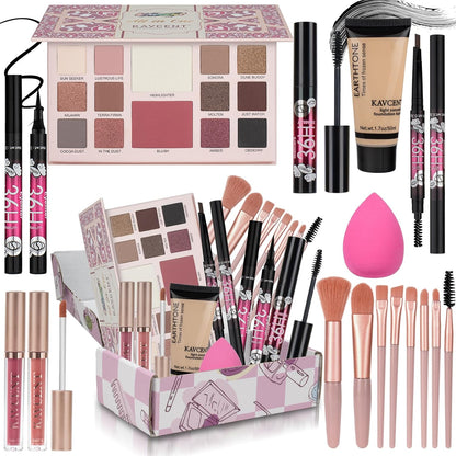 Makeup Kit for Women Teen Girls Full Kit Makeup Set for Teens Eyeshadow Makeup Gift Set Fo Women Teenagers Christmas Makeup Kits for Teens