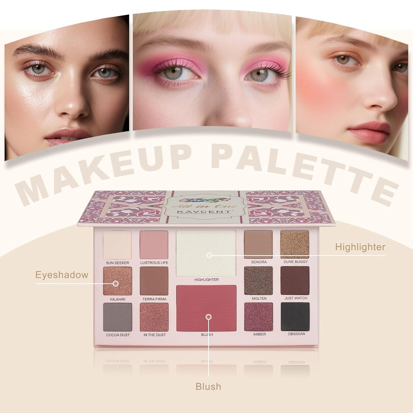 Makeup Set for Teens Makeup Kit for Women Full Kit Foundation Eyeshadow Teenagers Makeup Gift Set for Teen Girls Women Christmas Makeup Kits for Teen 14-16