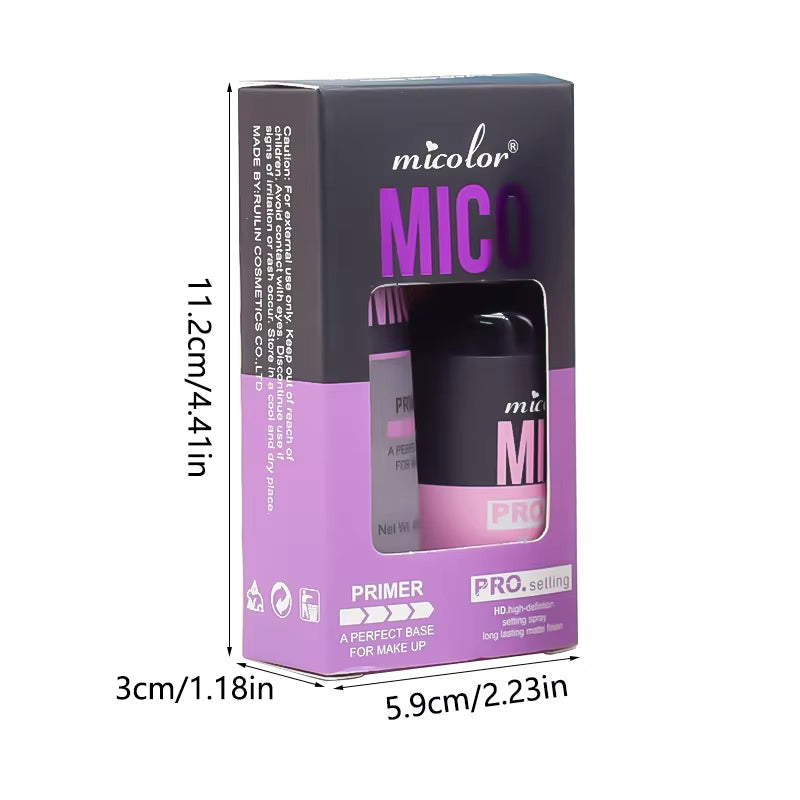 Makeup Set of Makeup Primer + Setting Spray, Invisible Pore Color Rendering Hold Makeup, for Base Makeup and Makeup Finishing