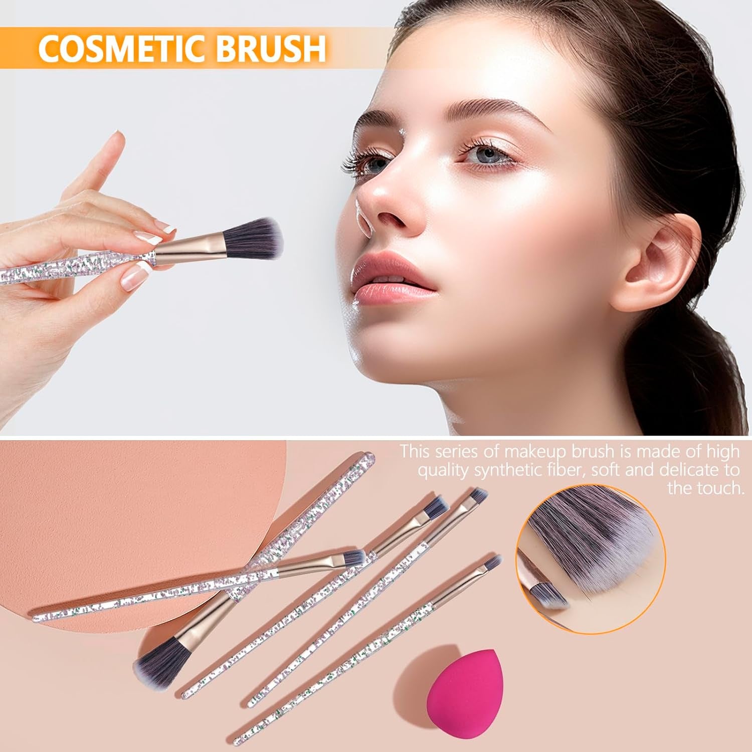 Professional Make up Kit,Makeup Kit for Girls, Makeup Set for Women Eyeshadow Palettes, Lip Colors, Makeup Brush Set,Makeup Bag (Pink)