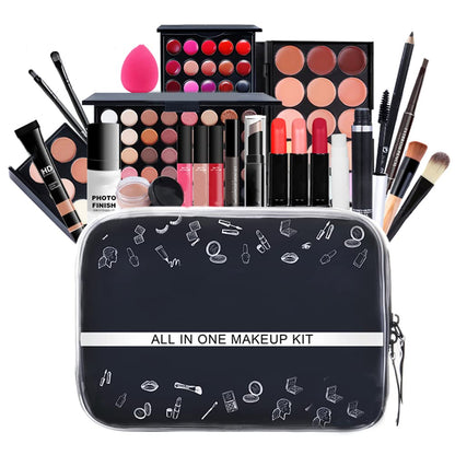 Makeup Kit for Women, Makeup Set Cosmetic Makeup Palettes Makeup Kit for Face, Eyes and Lips, 24Pcs (Colorful)