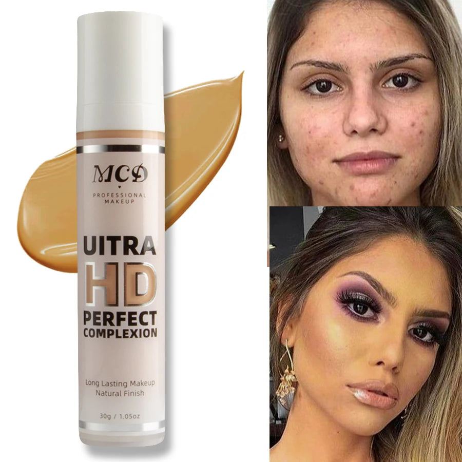 9 Shade Full Coverage Concealer Liquid Foundation Makeup High Coverage Base Makeup Cushion Foundation Cream Natural Matte