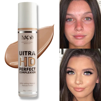 9 Shade Full Coverage Concealer Liquid Foundation Makeup High Coverage Base Makeup Cushion Foundation Cream Natural Matte