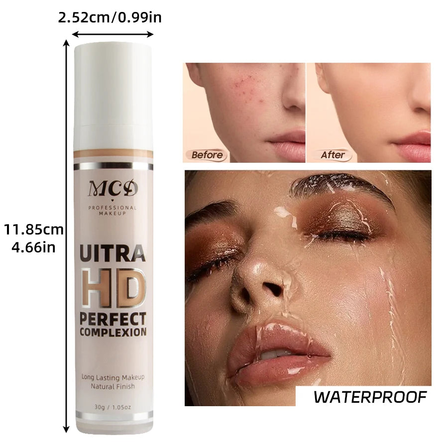 9 Shade Full Coverage Concealer Liquid Foundation Makeup High Coverage Base Makeup Cushion Foundation Cream Natural Matte